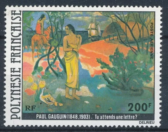 [BIN16716] French Polynesia 1979 Art Gauguin good Airmail stamp very fine MNH