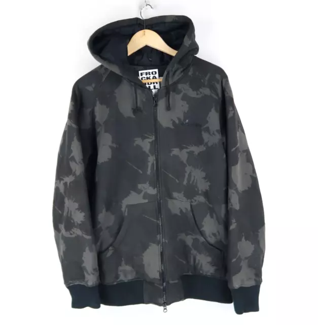 Columbia Camo Full Zip Hooded Jacket SZ L (T1006)