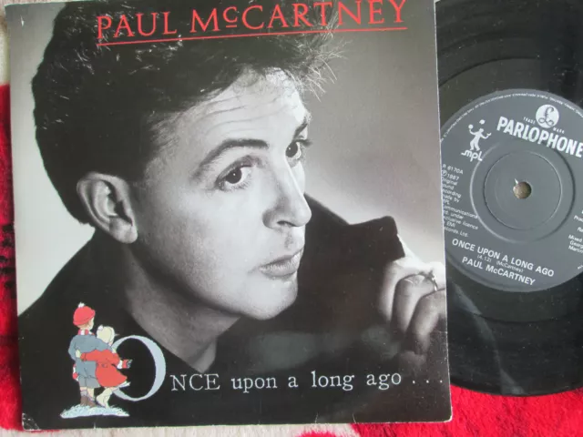 Paul McCartney  Once Upon A Long Ago Parlophone ‎ R6170 UK Vinyl 7" Single 45