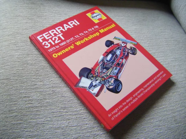 Ferrari 312T 1975-1980 Haynes Werkstatthandbuch H/B Buch