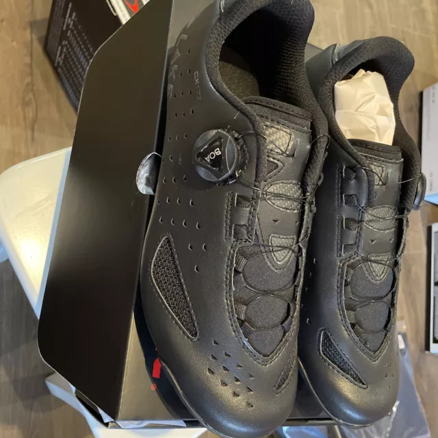 LAKE CX177 ROAD CYCLING SHOES IN BLACK: UK 9 SIZE 43 EU New