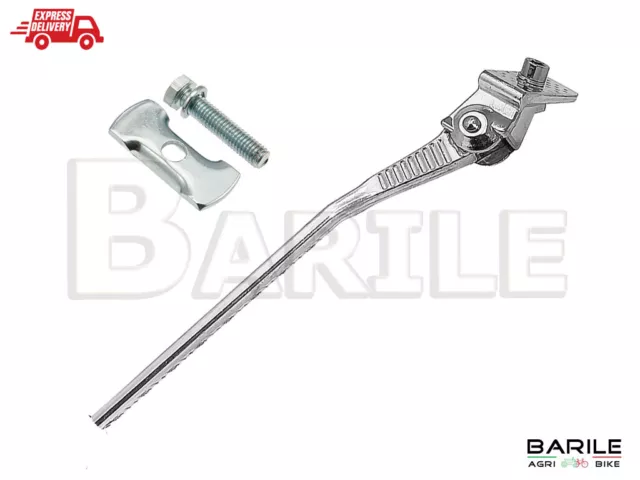 Cavalletto Laterale Bici Olona 245mm In Alluminio - Supporto Parcheggio Sicuro