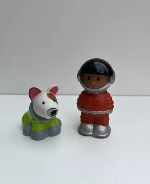 ELC Happyland Spaceman Astronaut und Weltraumhund Figuren Spielzeug