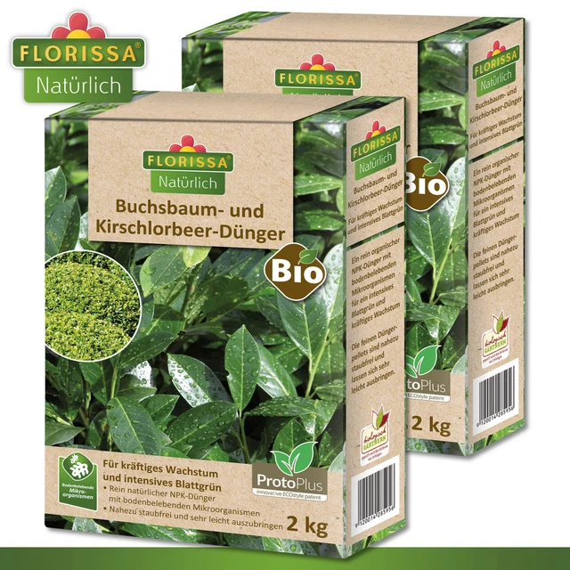 HaGaFe Buchsbaum & Kirschlorbeerdnger 30kg (3x10kg)   Organisch-Mineralischer Spezialdnger Hecken Dnger