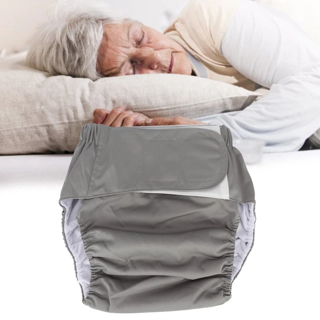 Waterproof Adult Cloth Diaper Washable for Incontinence Reusable for Elderly