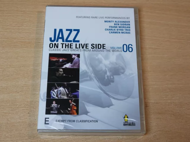 MINT & Sealed !! Jazz on the Live Side/Volume 6/1997 DVD/Ben Sidran/Carmen Mcrae
