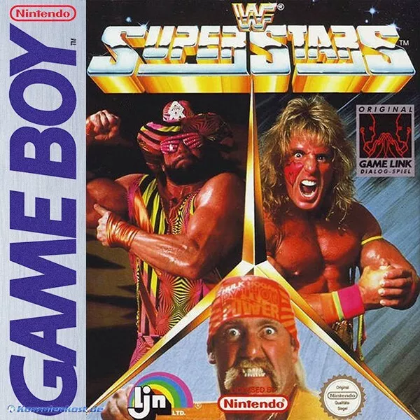Nintendo GameBoy game WWF Superstars 1 cartridge