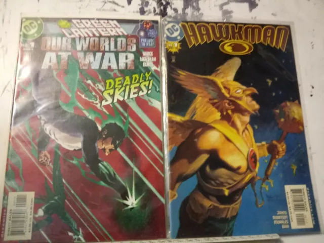 Hawkman 1 Green Lantern Our Worlds At War 1 Dc Comics Lot
