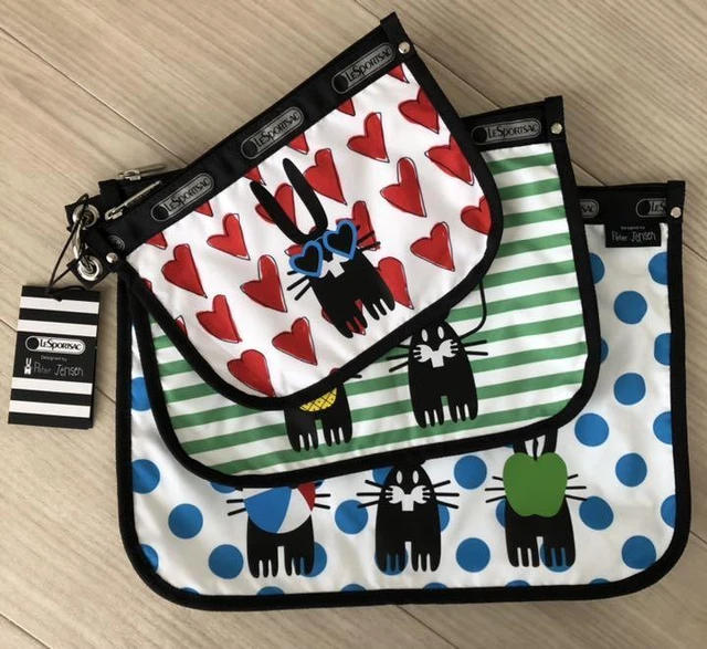 LeSportsac× Peter Jensen Triple Pouch