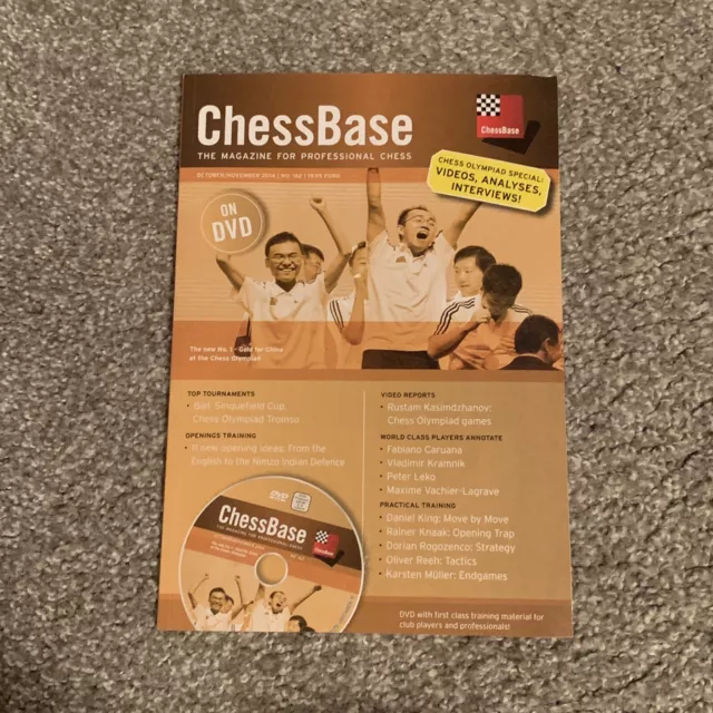 Chessbase Magazine #182 February March 2018 Magnus Carlsen Cover DVD - Used