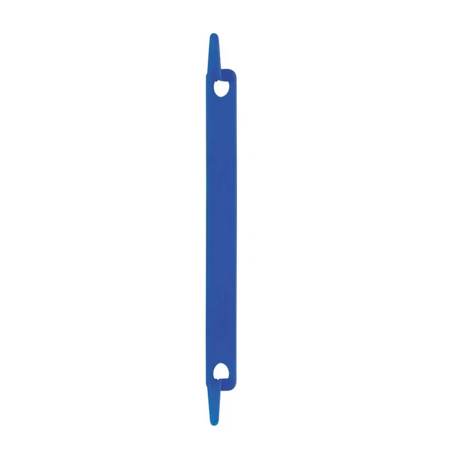 50 Top-Print Heftstreifen BI-CLIP Abheftstreifen blau Kunststoff