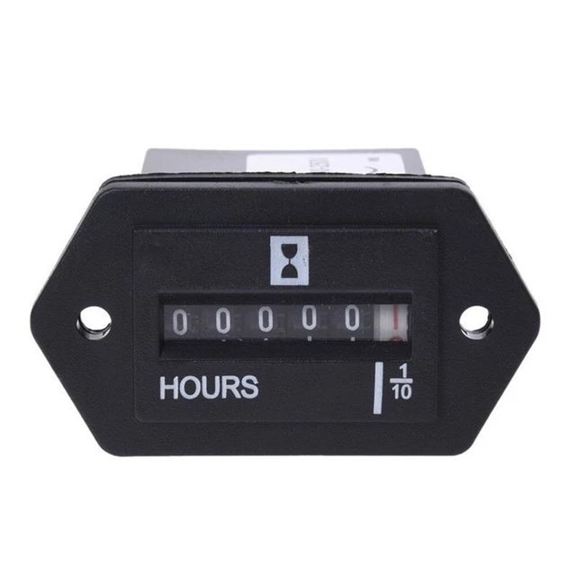 Hochwertiger Stundenmesser Timer Anzeige für Diesel Benzinmotor Generator