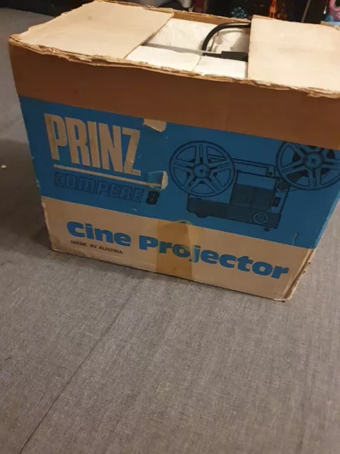 Prinz Compere Super 8mm Cine Film Projector Vintage Untested