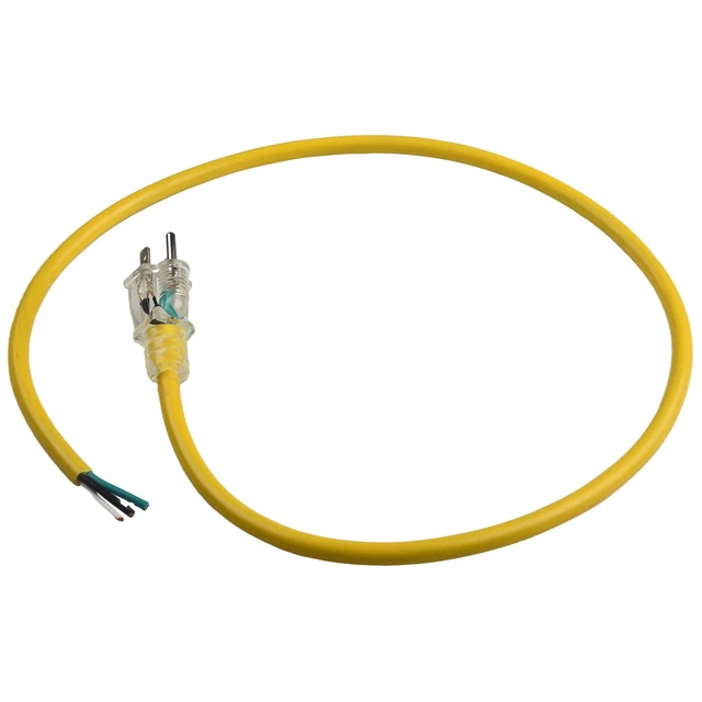 Long 50ft Outdoor Extension Power Cord with 3 Outlets for Various Uses