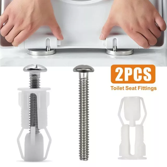 Boulons de fixation de couvercle de toilette en acier inoxydable kit d'installat