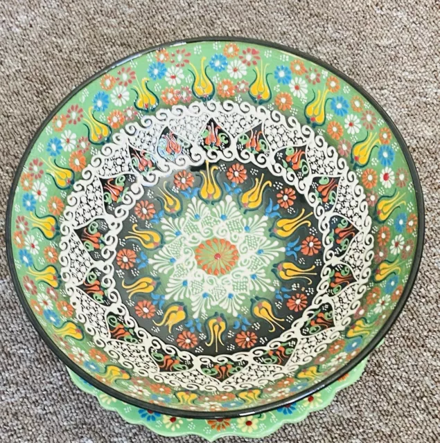 Turkish Moroccan Handmade Painted Colourful Bowl 3