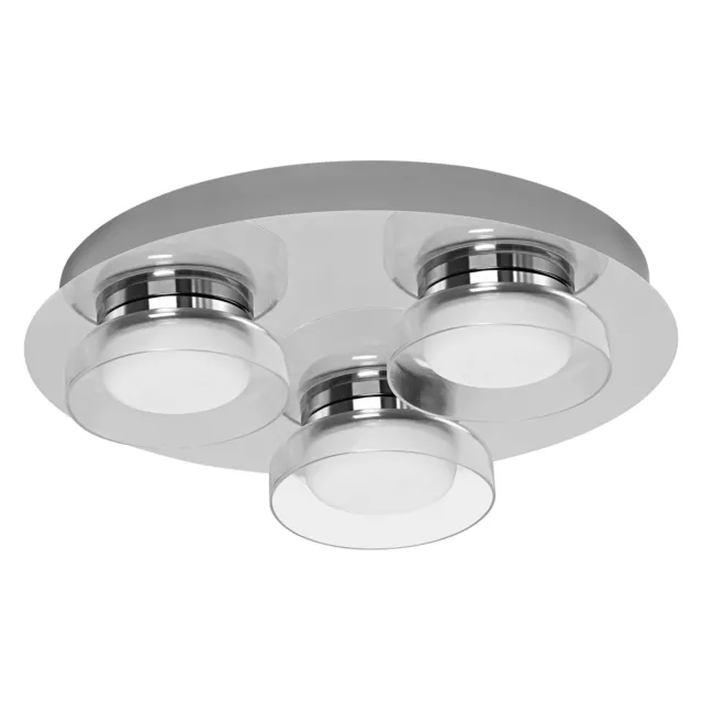 LEDVANCE Smart LED bathroom light chrome, 18W, 1800LM, 3000-6500K, 30cm, IP44, O