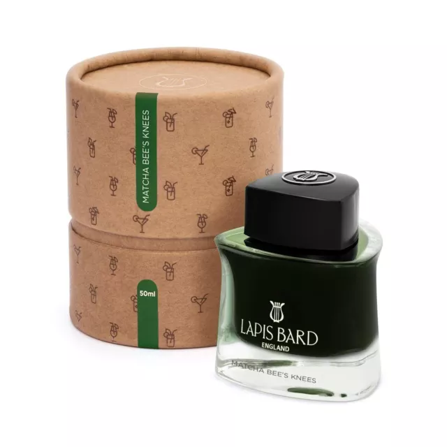 Bouteille d'encre pour stylo plume Lapis Bard (50 ml) - Matcha Bee's Knees