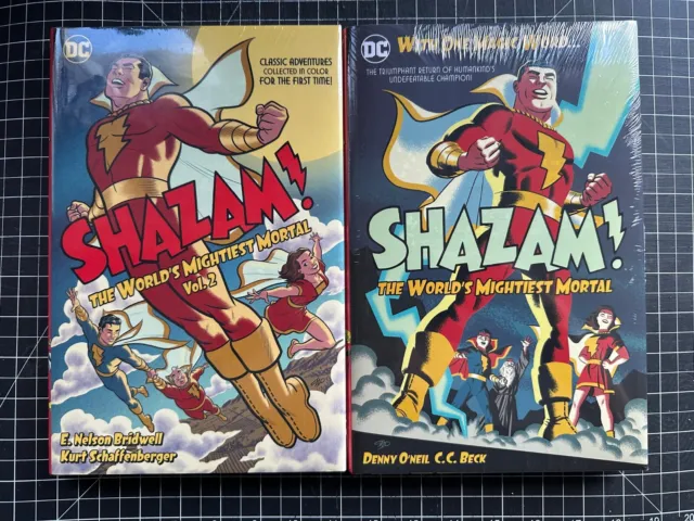 DC Shazam The World's Mightiest Mortal Vol 1,2 New Sealed Hardcover