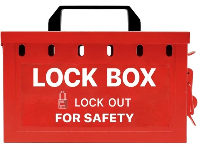 LOCKOUT TAGOUT GROUP Lock Box, Loto Group Lock Box, Group Safety ...
