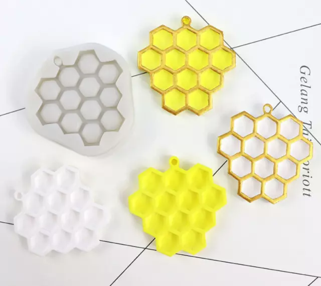 HoneyComb Silicone Fondant Mould  Chocolate Cake Sugar Craft  Icing Mold