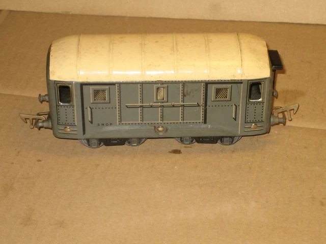 Wagon JEP échelle O - Mixte Bagages à Bogies - Réf 4761 M - Avec Sa Boîte