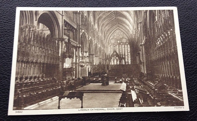 Postkarte: 34842: Lincoln Kathedrale, Chor, Osten: Unpostiert