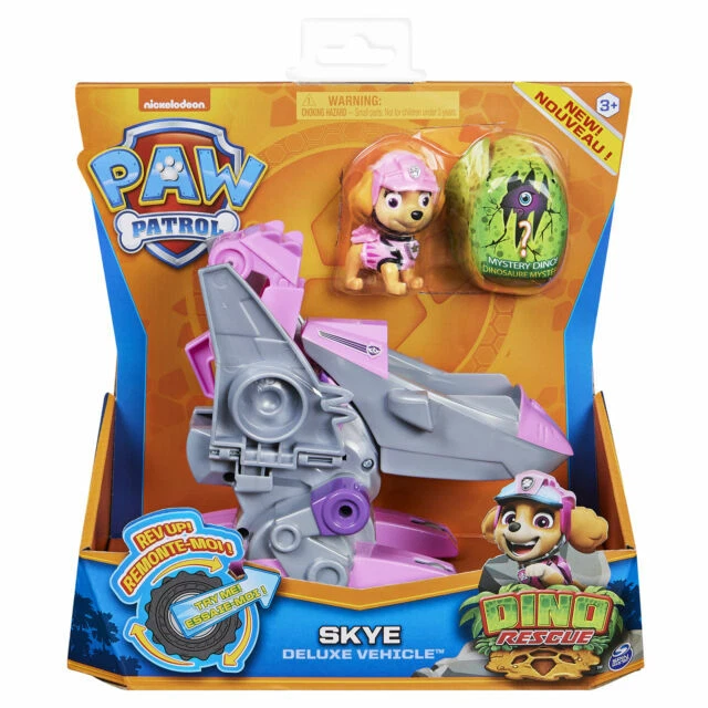 PAW PATROL SKYE Deluxe Vehicle, Dino Rescue $13.99 - PicClick