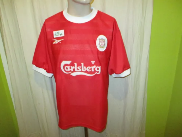 Liverpool FC Original Reebok Heim Trikot 1998-2000 "Carlsberg" Gr.M- L Neu