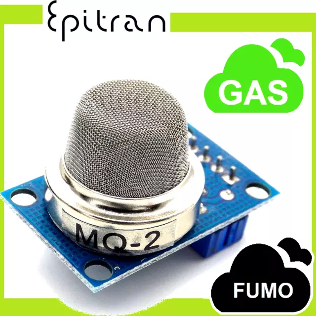 MQ-2 rilevatore modulo sensore di fumo gas propano metano idrogeno LPG arduino