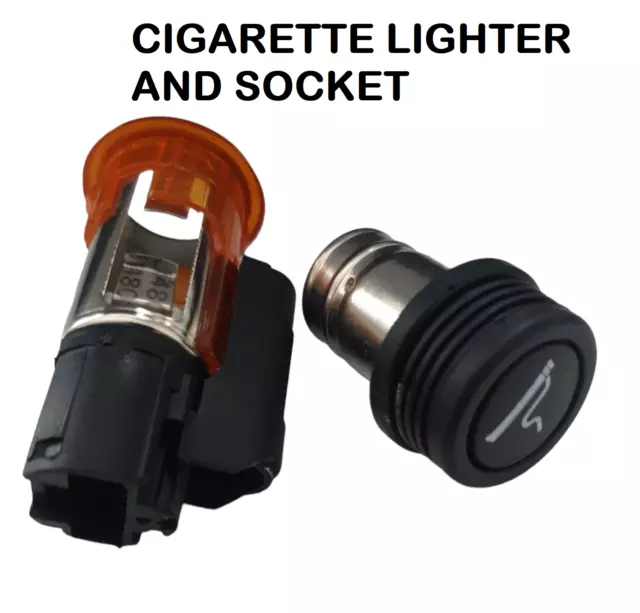 12V Car Cigarette Lighter  With Socket for Peugeot 308SW Genuine Smoking