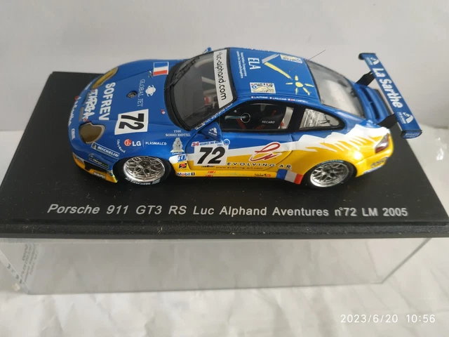 Modellauto Porsche 911 (996) GT3 RS 24h Le Mans 2002 Alphand/Lavielle/Thévenin 1:43 Spark S5516