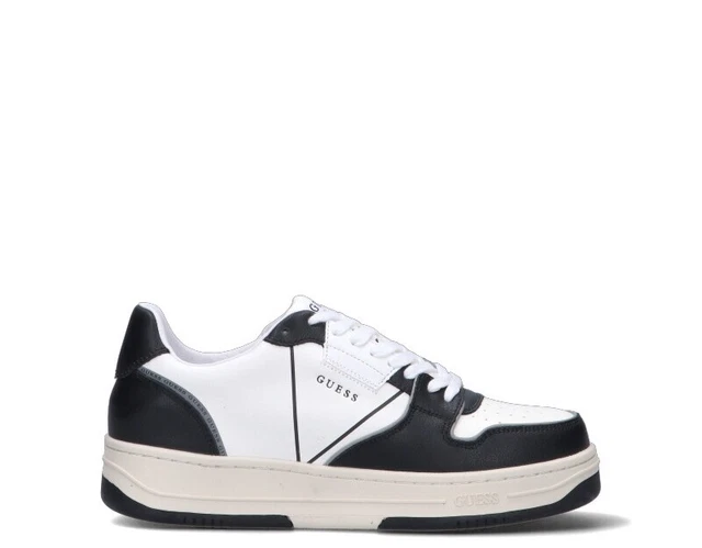 SCARPE GUESS UOMO Sneakers trendy NERO FM8ANCLEL12 BLACK BLA