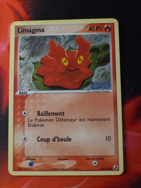 Pokemon - Limagma Holo Reverse 73/115 - Ex Forces Cachées - Français Fr