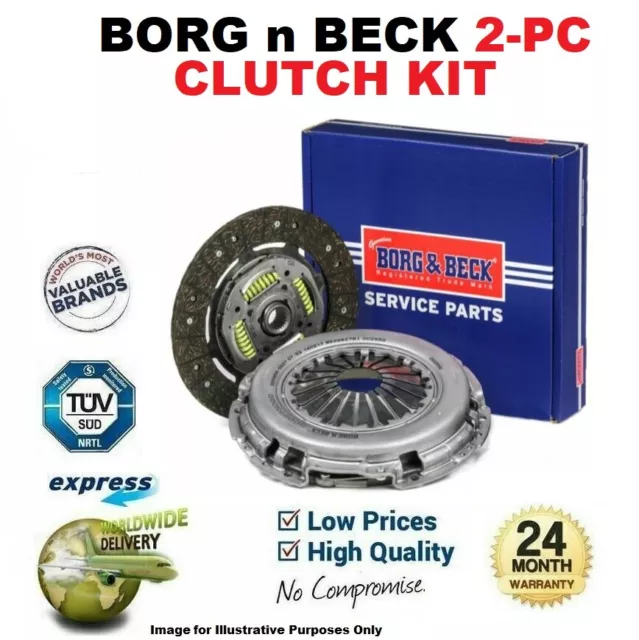 BORG n BECK 2PC CLUTCH KIT for OPEL ASTRA H 1.8 2006-2010