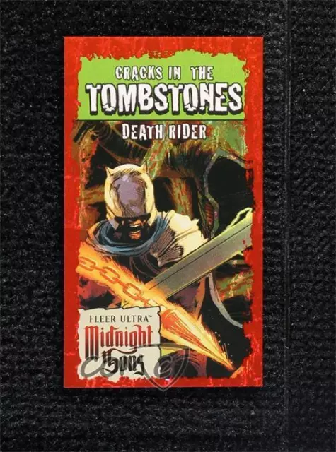 2023 Fleer Ultra Midnight Sons Cracks in Tombstones Minis Red /100 Death Rider