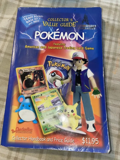 Pokémon Collector’s Value/PRICE Guide Second Edition 2000 VINTAGE Book NINTENDO