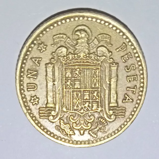 1 peseta Francisco Franco Caudillo de España, año 1966