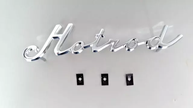 Universal  Hotrod Emblem Chrom Hot Rod  US Custom Car V8