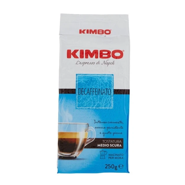 Café Kimbo Expresso Decaffèinato 250g - de Carton 20 Pièces