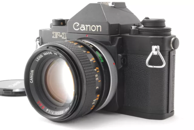 【N MINT+++】Canon New F-1 F1 35mm SLR Film Camera FD 50mm f/1.4 Lens From JAPAN