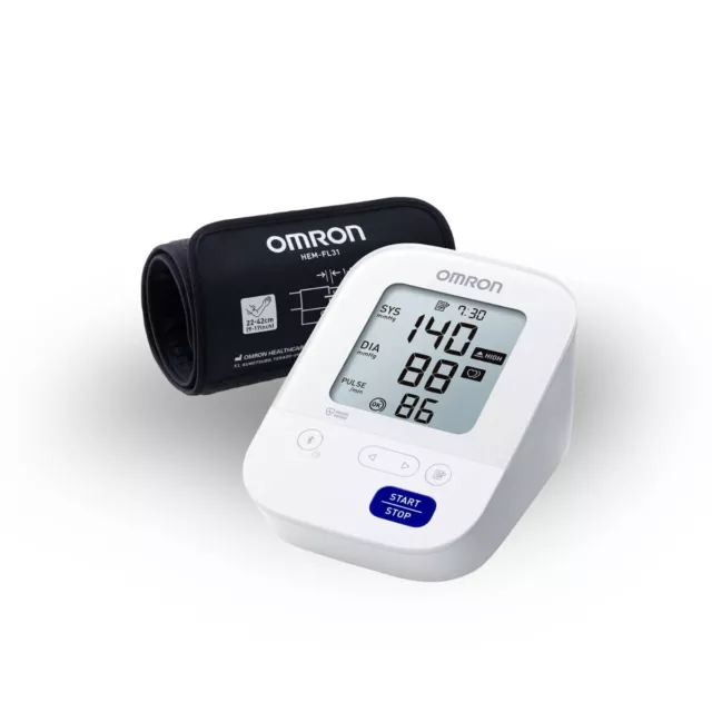 Monitor digital de presión arterial Omron HEM 7156 T con envoltura Intelli de precisión 360°