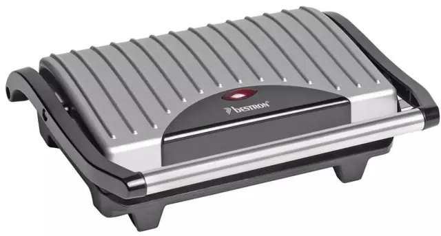 Bestron APG100S Senioren Panini Party Kontakt Sandwich Tisch Grill platte 700W D