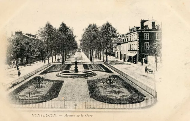 *29646 cpa Montluçon - avenue de la Gare
