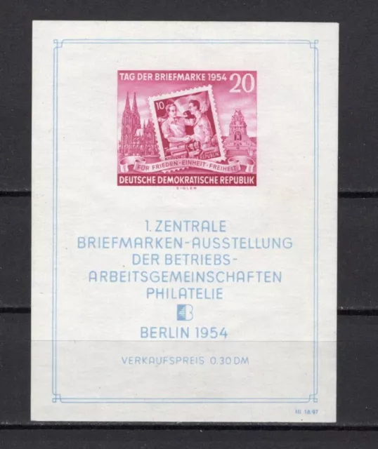 DDR Mi.-Nr. Block 10 XII PF II postfrisch geprüft König BPP 400,00M€