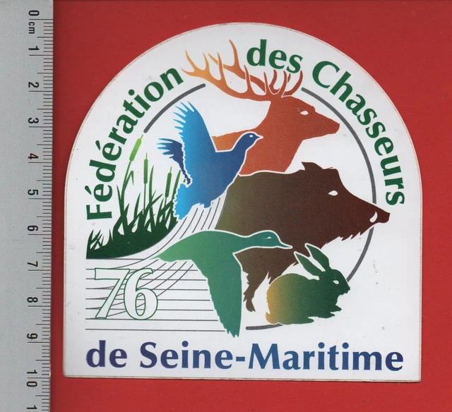 Autocollant Fédération Des Chasseurs De Bretagne – Sticker Plastique