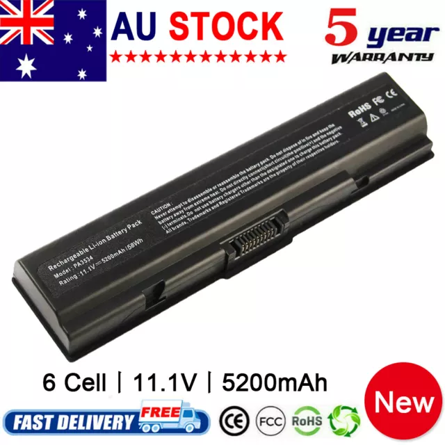 Laptop Battery for Toshiba PA3534U-1BRS PA3534U-1BAS PABAS098 SATELLITE A215 CC