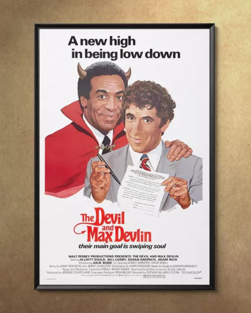 The Devil and Max Devlin Elliott Gould 1981 Movie Poster 24"x36" Glossy 81101