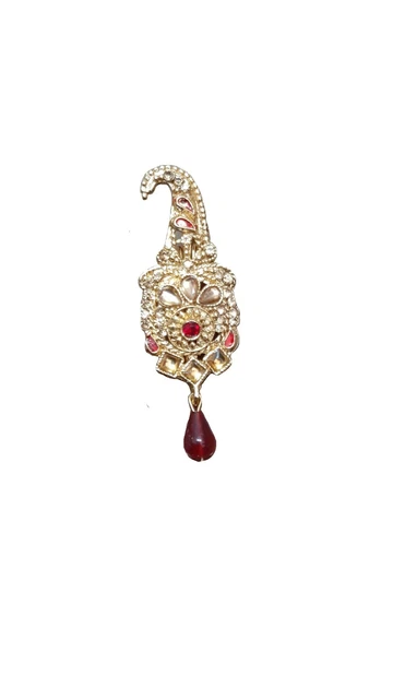 Men Hat Brooch Sikh Dastar Traditional Wedding Kalangi Groom Royal Turban Kalgi