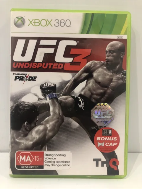 UFC Undisputed 3 (Microsoft Xbox 360, 2012) Complete With Manual Rare Oz Edition